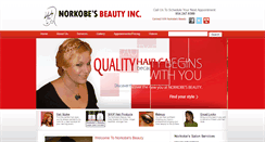 Desktop Screenshot of norkobesbeauty.com